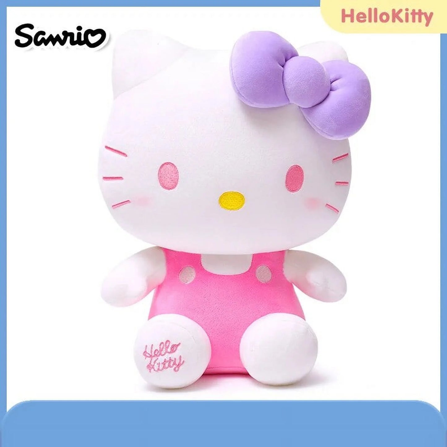 Sanrio Hello Kitty Anime Cartoon Cute Stuffed Toys Plushier Soft Pillow Birthday Gifts for Girls Kawaii Pendant Plush Dolls