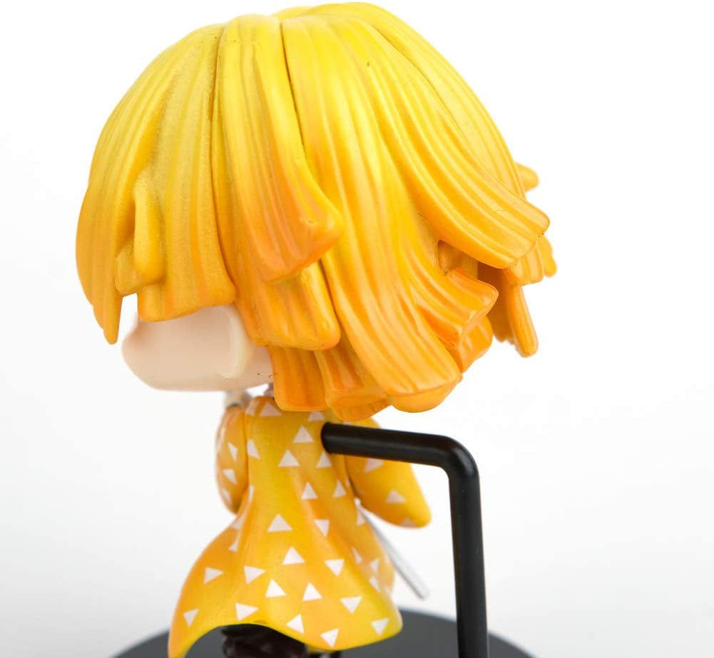 Demon Slayer Figures GK Agatsuma Zenitsu Figure Statues Figurine Collection Birthday Gifts Kimetsu No Yaiba PVC 2.8 Inch