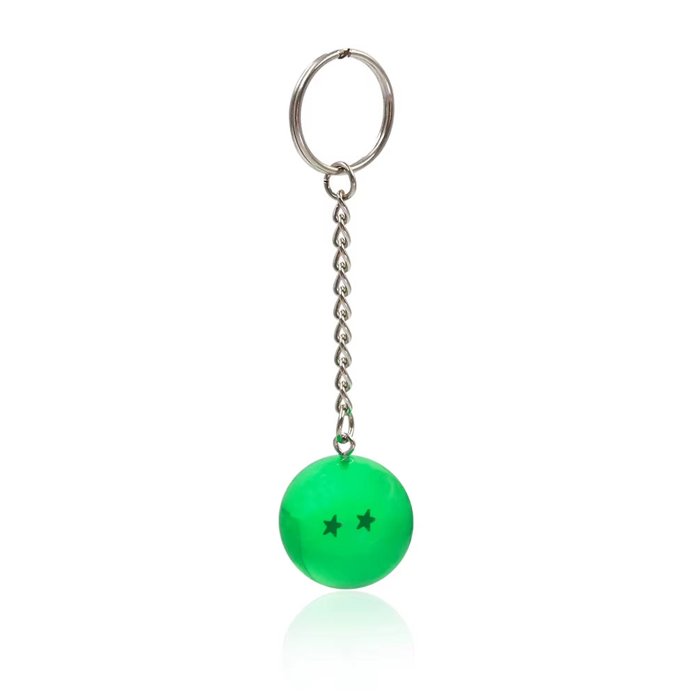 Japanese Cartoons Z 7 Stars Balls Keychain Figures Toys Key Chain Pendant Car Keyring Gifts Accessories