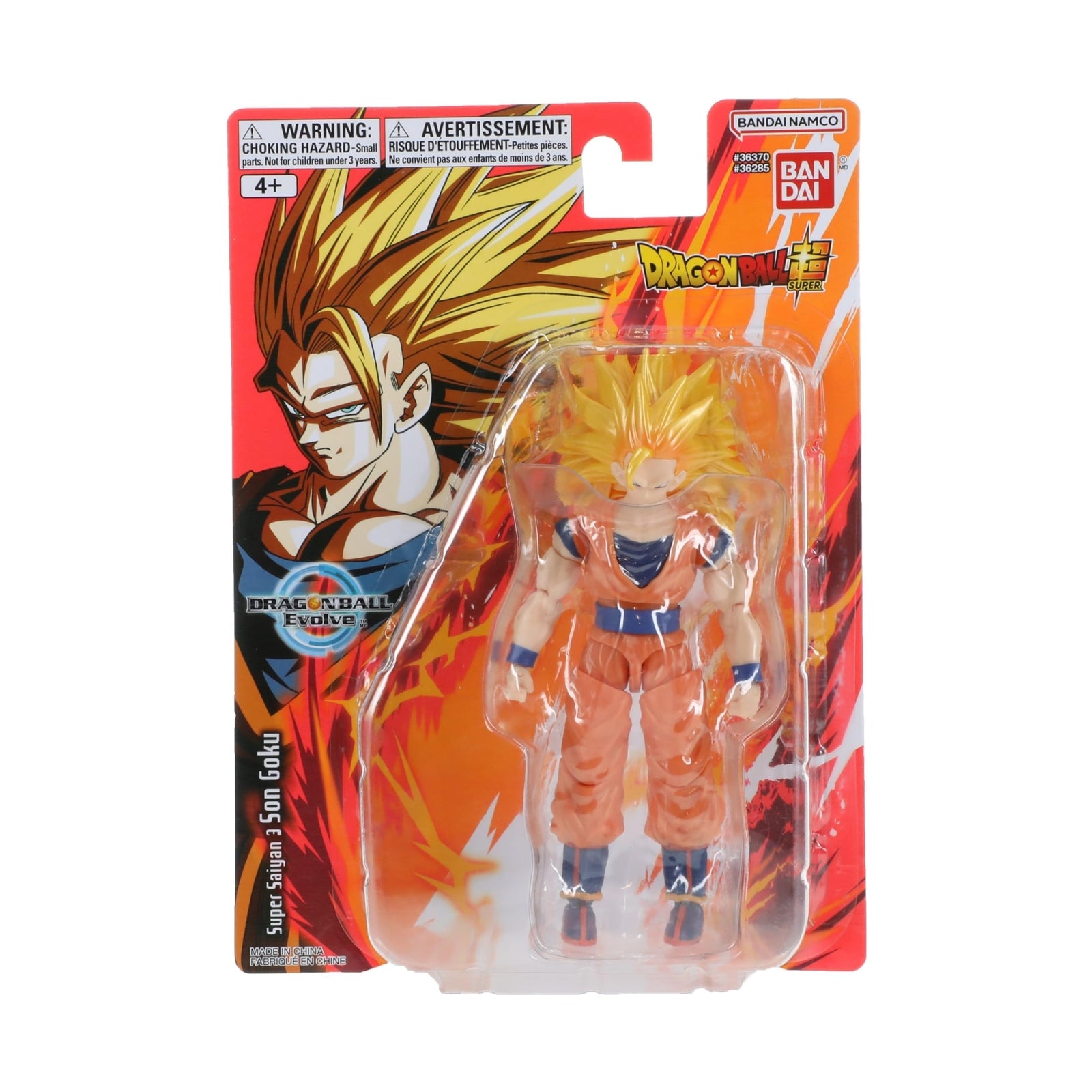Bandai - Dragon Ball Super - Evolve - 5" Super Saiyan 3 Son Goku Action Figure