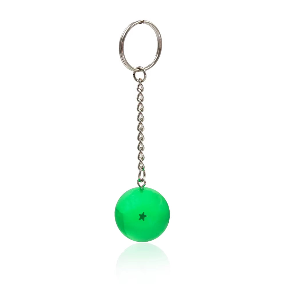 Japanese Cartoons Z 7 Stars Balls Keychain Figures Toys Key Chain Pendant Car Keyring Gifts Accessories