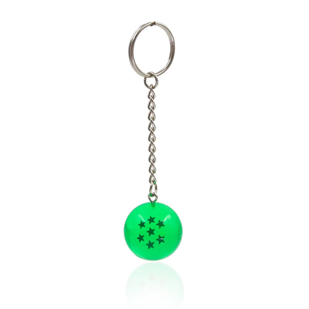 Japanese Cartoons Z 7 Stars Balls Keychain Figures Toys Key Chain Pendant Car Keyring Gifts Accessories